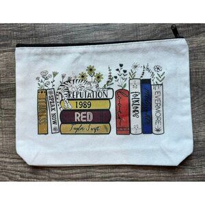 Taylor Swift Makeup Bag School Pencil Pouch 10 x 7 Swifties 1989 Eras NWT